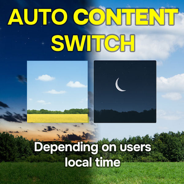 Auto Day / Night Image, Content Changer